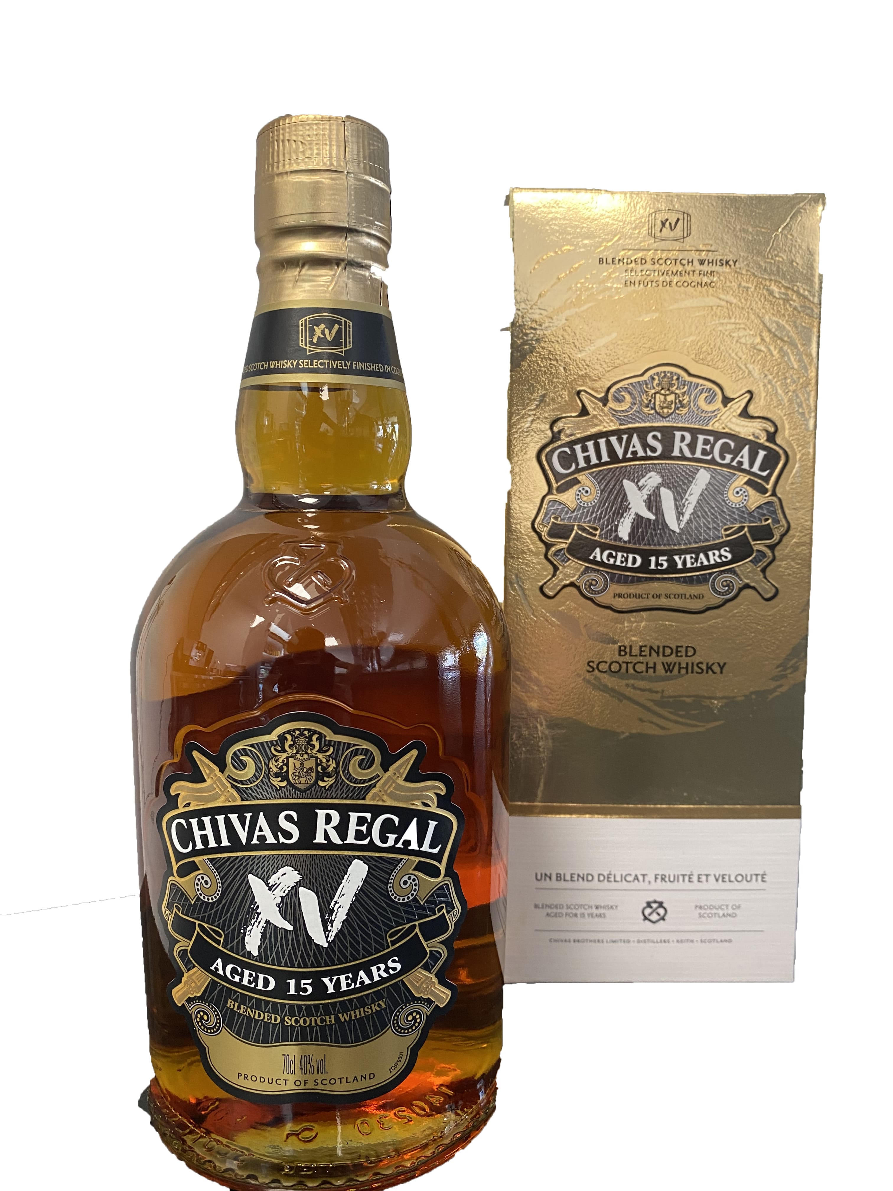 Chivas Regal : 15 ans d'age produit en Ecosse